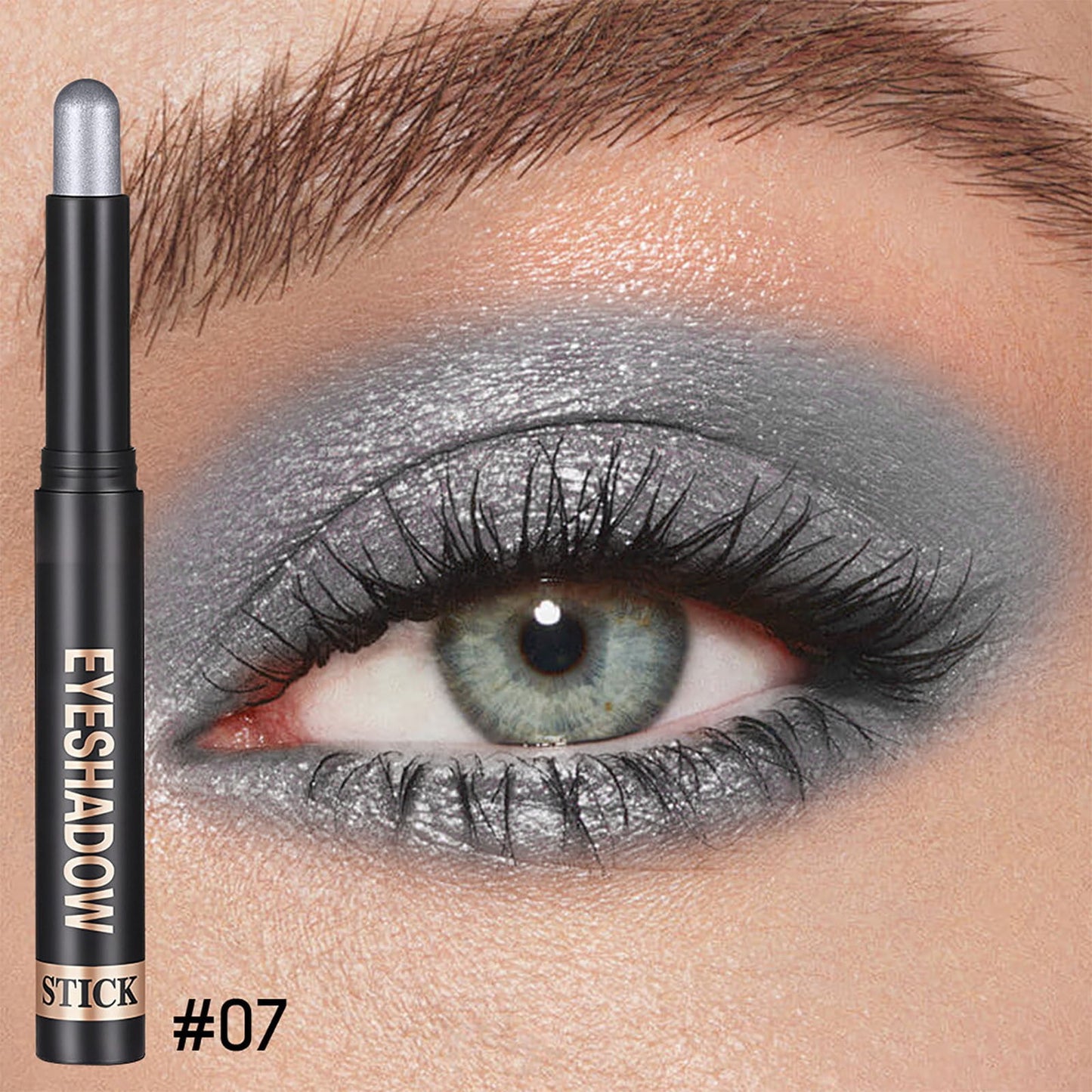 Waterproof Cream Eyeshadow Stick for Older Women- High Pigmented Matte Nude Eye Shadow Sticks,Longlating Blendable Eyes Crayon Eyeshadow,Hypoallergenic Eye Brightener Stick