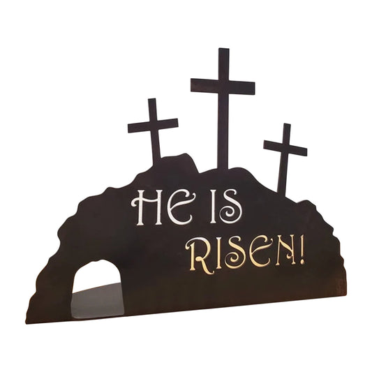 Easter Ornaments Empty Tomb He Is Risen Religious Easter Scene Decor Easter Resurrection Scene