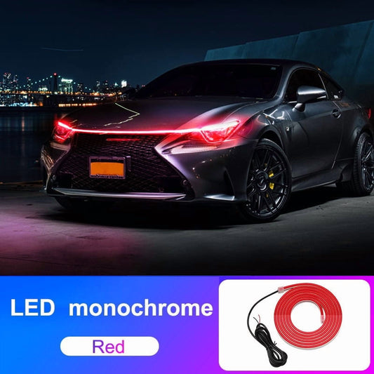 Car Hood Light Strip LED Hood Light Strip Under Hood Light, Flexible Waterproof Automotive Engines Hood Gaps Light For Cars, Trucks & SUVs, Ideal For Truck Mods & Exterior Grill Decor