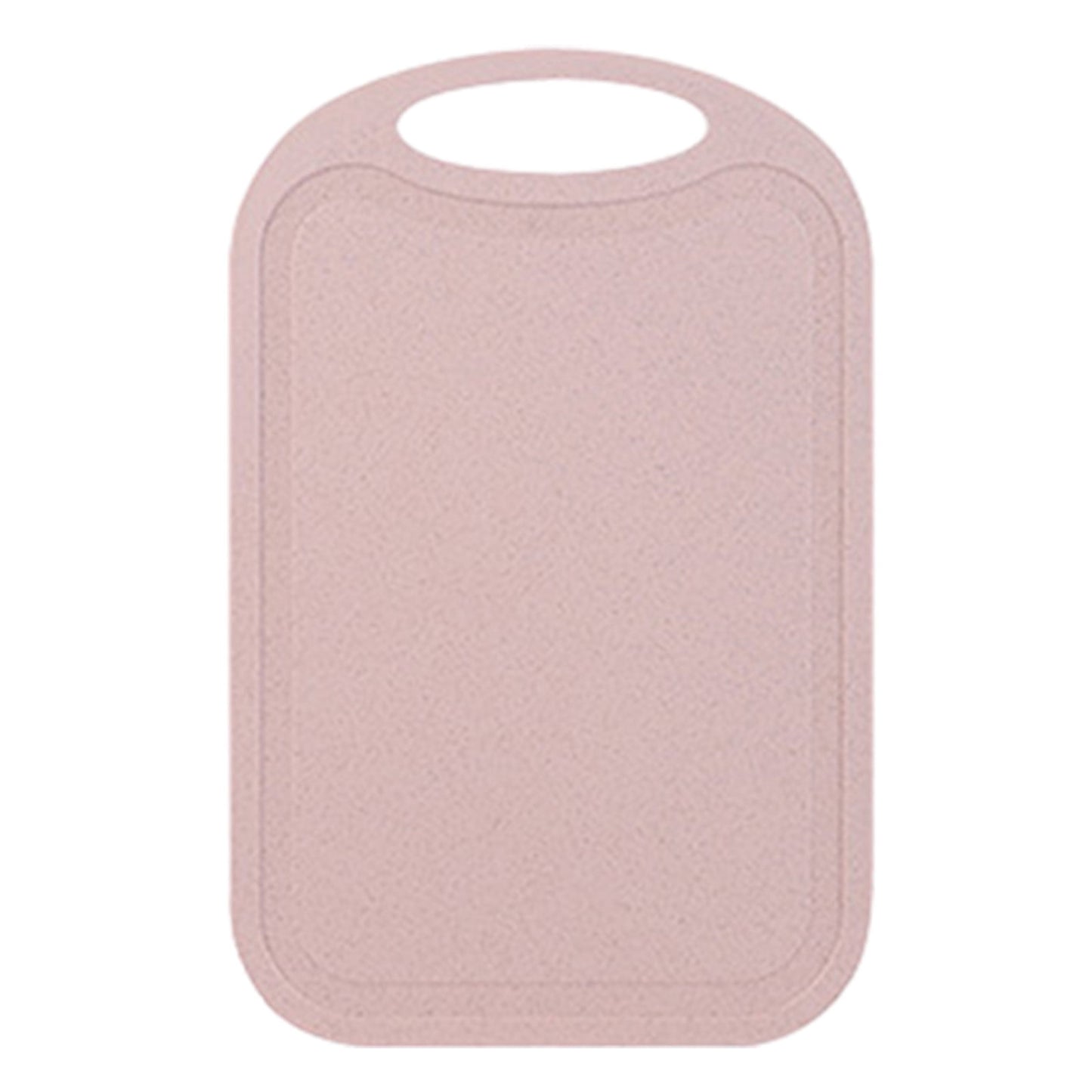 Meat Cutting Board,Plastic Cutting Boards for Kitchen,Cutting Boards For Kitchen Cutting Boards Plastic Cutting Board Non-Slip Kitchen Chopping Board With Hanging Hole Handle(Pink 13*8in)