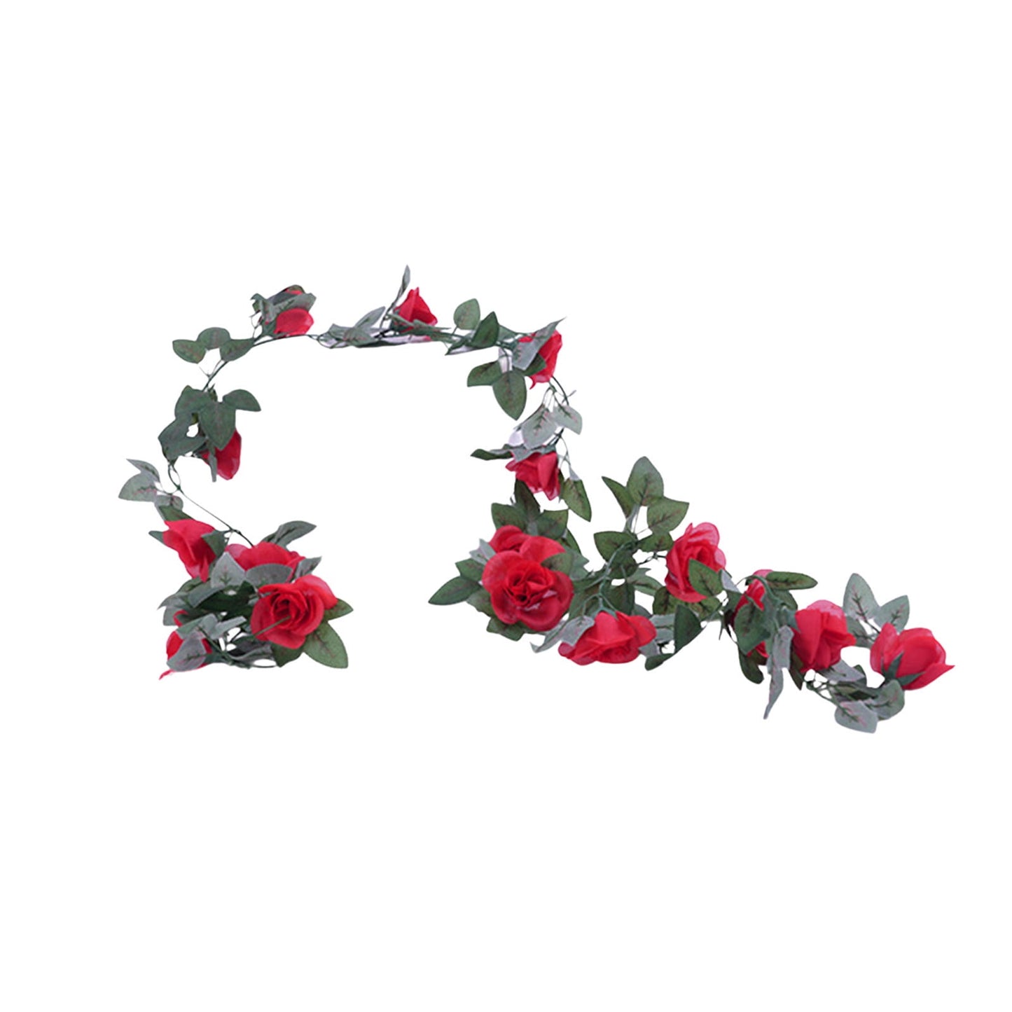 Valentine's Day Decorations Table Decorations 16 Heads Simulated Rose Rattan Wall Hanging