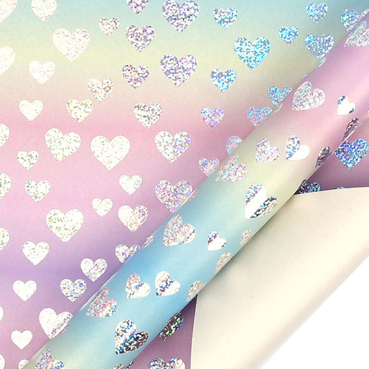 Large Wrapping Paper Roll Valentines Wrapping Paper Double-sided Watercolor Wrapping Paper, Thick Festive Party Gift Wrapping Paper for Valentines Day Gifts For Him & Holiday Celebrations