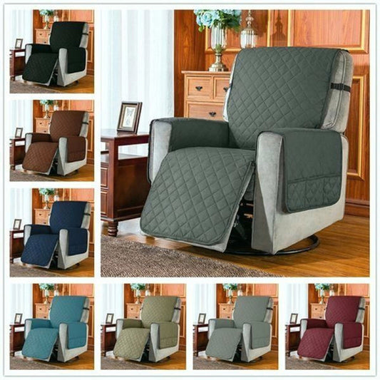Chair Covers,Recliner Chair Covers,Waterproof Recliner Chair Cover,Non Slip Covers for Recliner Chair,Washable Reclining Chair/Furniture Protector(Black S 25in)
