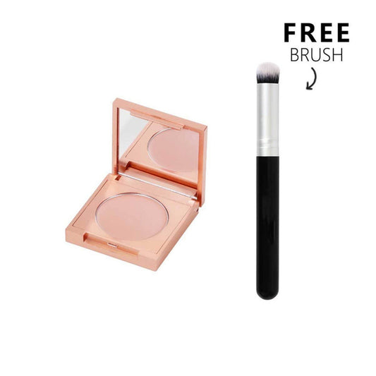 Color Corrector,Peach Color Corrector,Colored Clay CC Undereye Corrector,Under Eye Concealer Color Corrector for Dark Circles With Brushes,Hydrating Concealer(A)