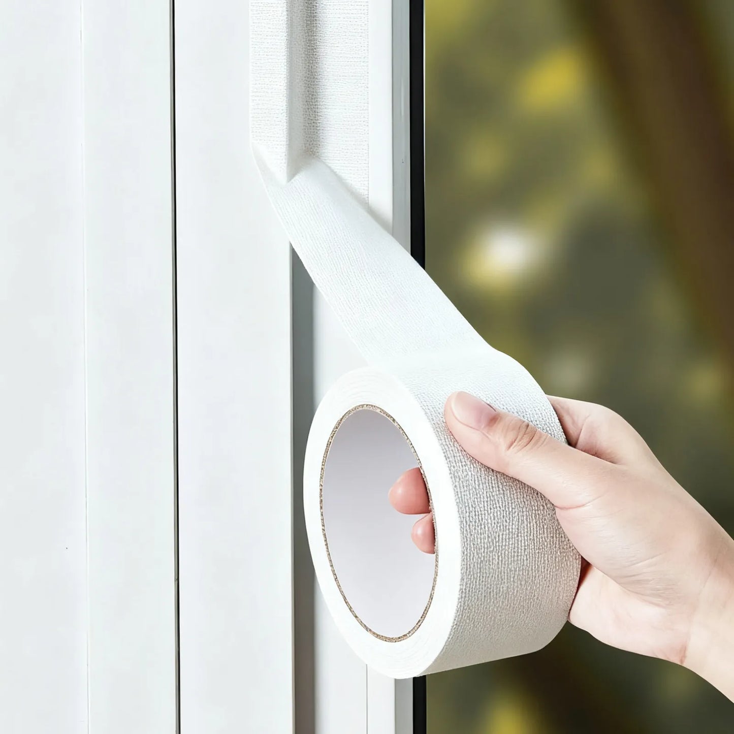 Patio Winterizing,Window Insulation For Winter,9.84ft White Window Weather Sealing Tape,Winter Cold And Warm Artifact Kitchen Glass Window Gaps Special Cold And Windproof Adhesive Strip