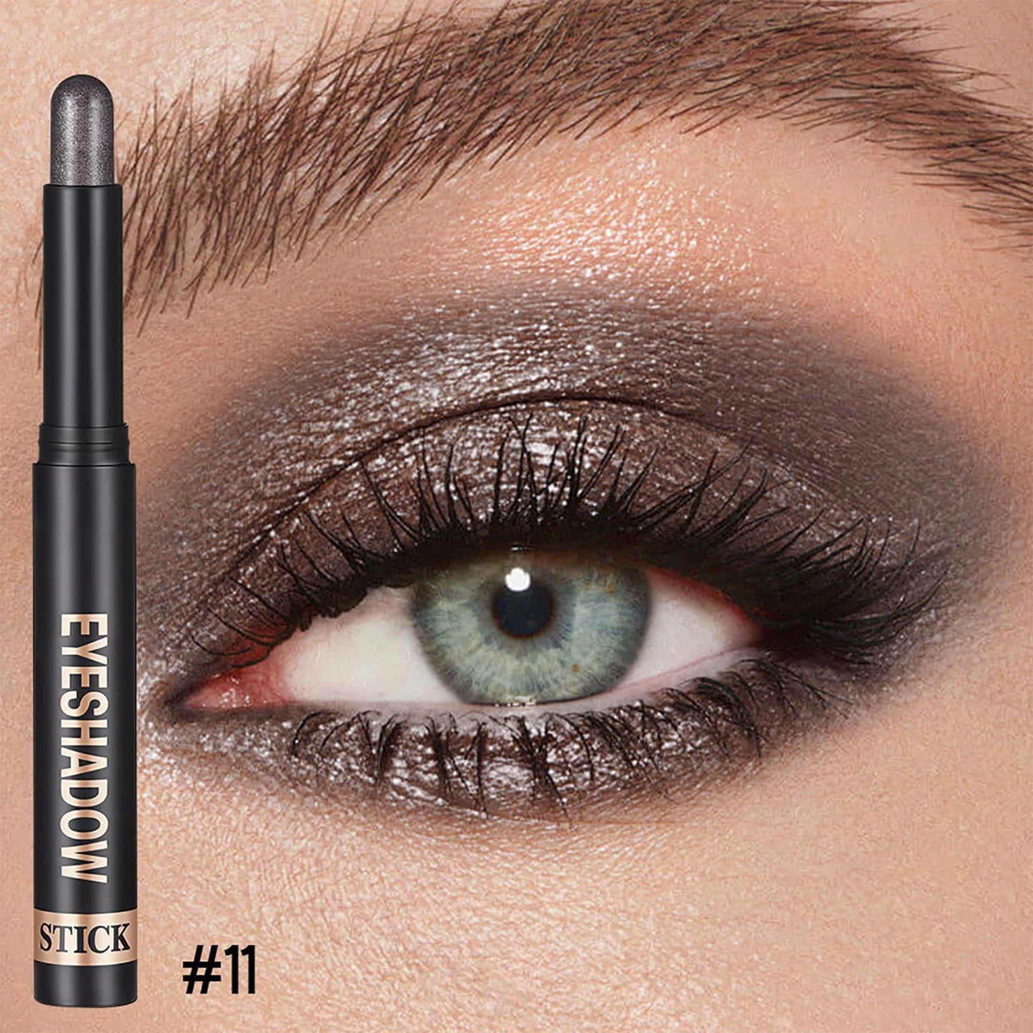 Waterproof Cream Eyeshadow Stick for Older Women- High Pigmented Matte Nude Eye Shadow Sticks,Longlating Blendable Eyes Crayon Eyeshadow,Hypoallergenic Eye Brightener Stick