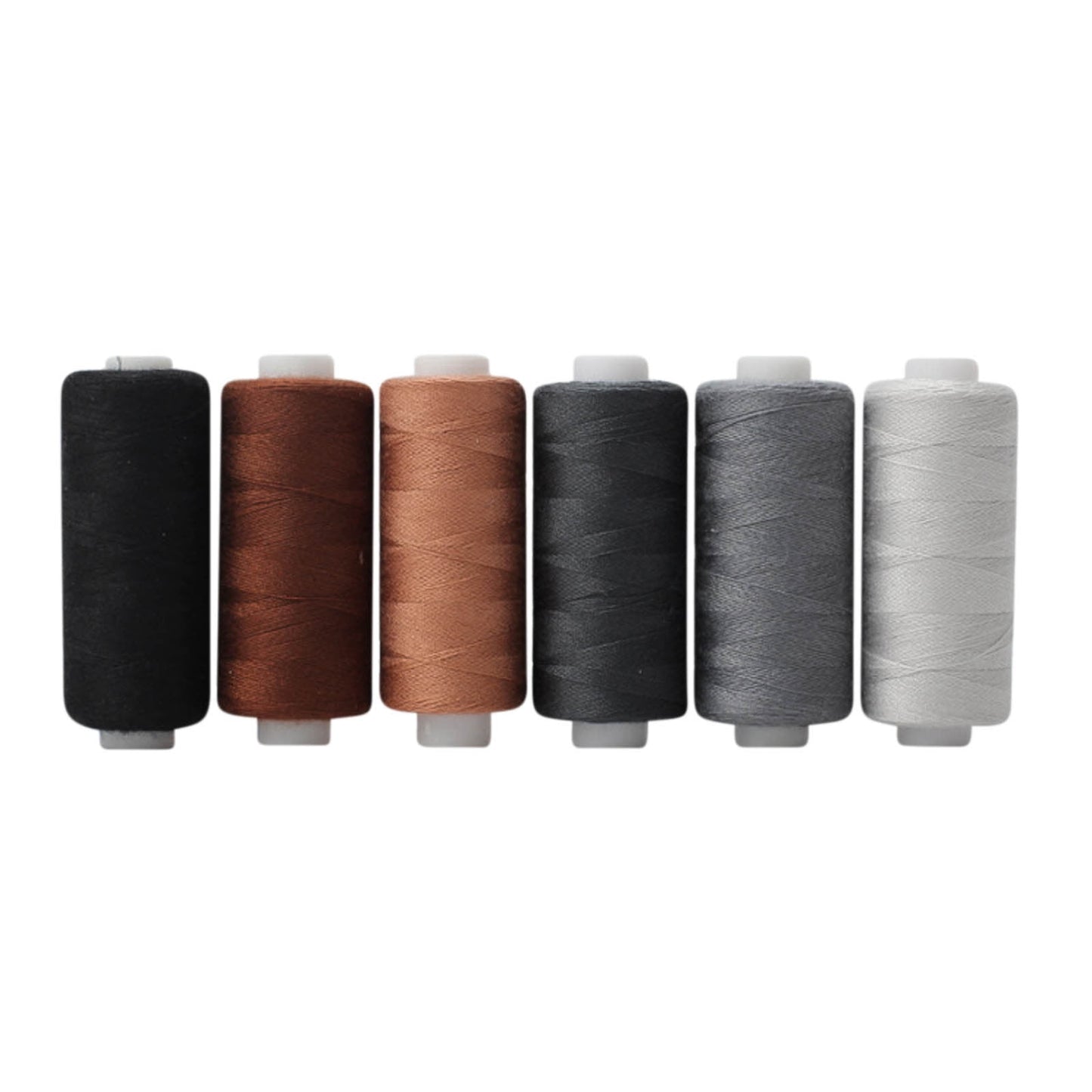 Sewing Thread,Heavy Duty Sewing Thread,Thread for Sewing,Sewing Kit,Sewing Supplies,36 Colors Sewing Industrial Machine and Hand Stitching Cotton Sewing Thread(Black 6pcs/Set 6in)