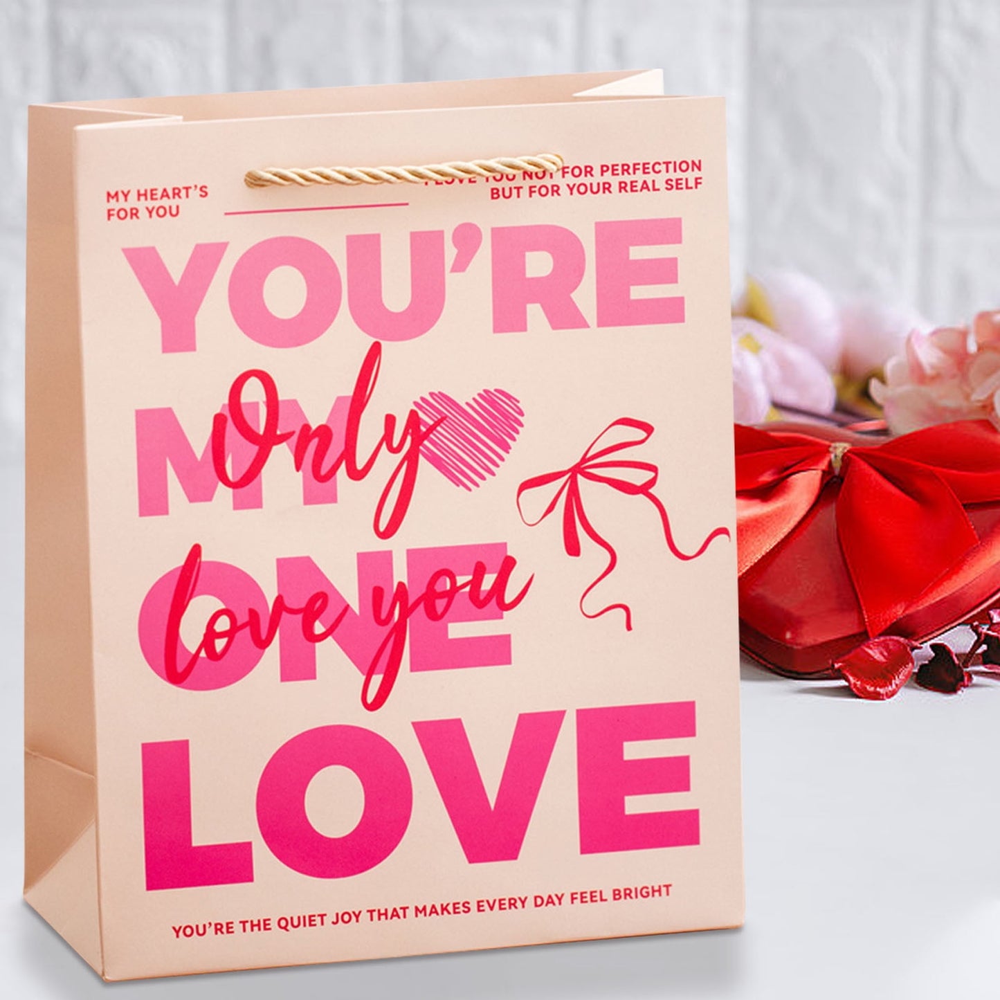 Valentine Gifts for Men Romantic Gift Bags For Couples To Exchange Gifts And Tote Bags