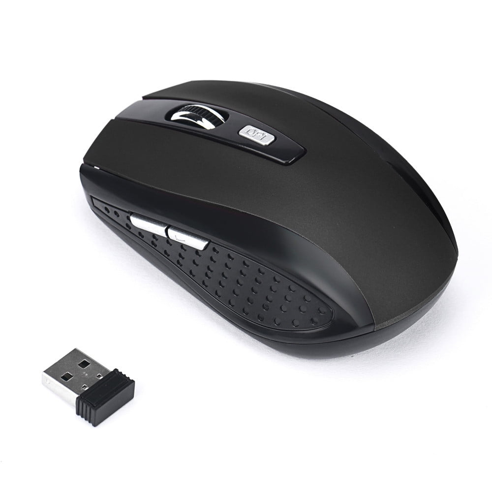 Wireless Mouse,Wireless Gaming Mouse,2.4GHz Wireless Gaming Mouse USB Receiver Pro Gamer For PC Laptop Desktop,Wireless Mouse with USB Receiver,Cordless Computer Mice(Black 4in)