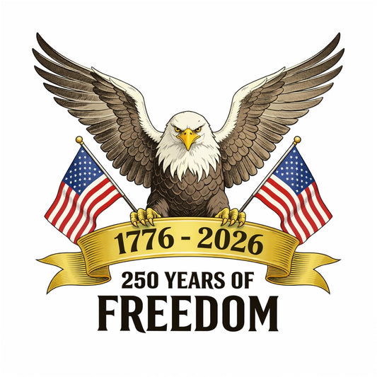 250th Anniversary USA America 250 Patriotic Stickers, USA Independence Vinyl Decal for Car Windows Bumpers, Patriotic Vehicle Merchandise