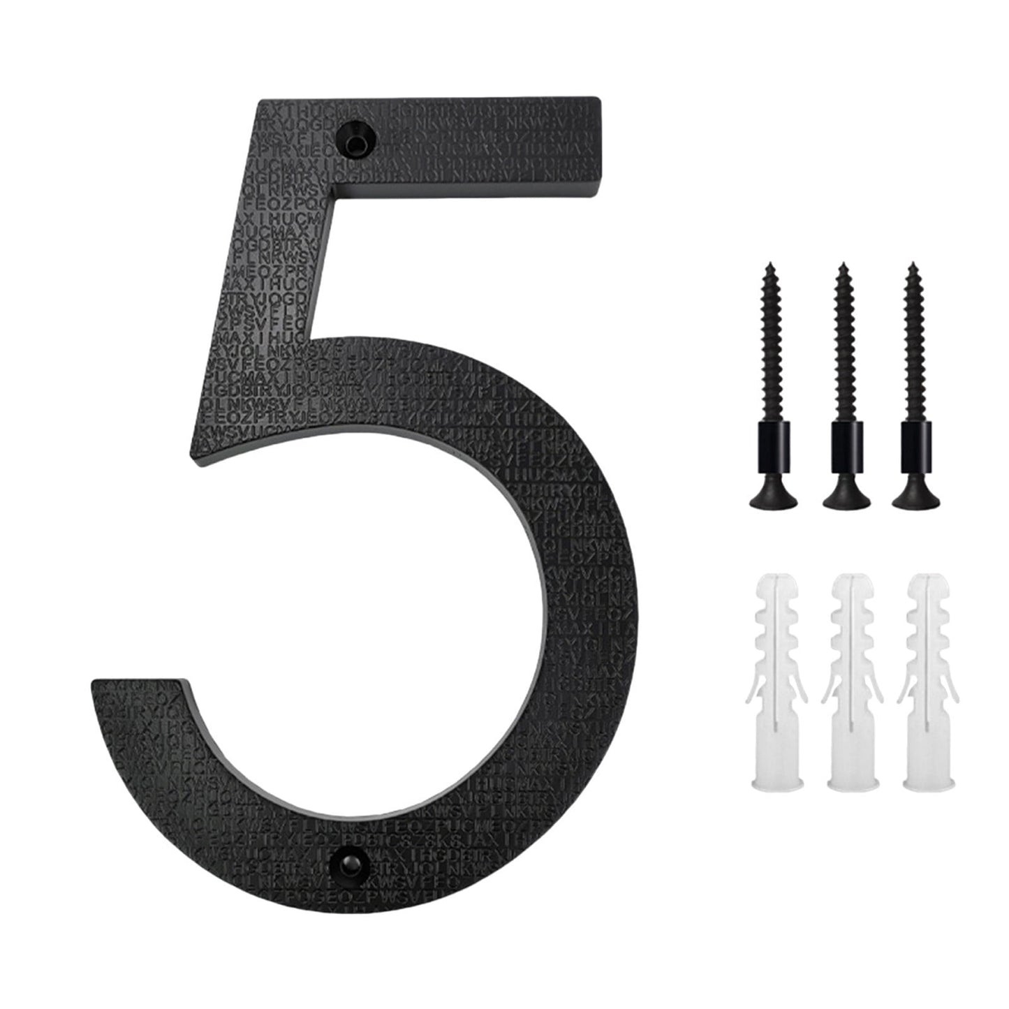 Address Numbers for House,Numbers for Address On House,House Address Numbers for Outside,5 Inch Modern Metal House Numbers Door Number House Address Letters And Numbers For Outside(#5 5in)
