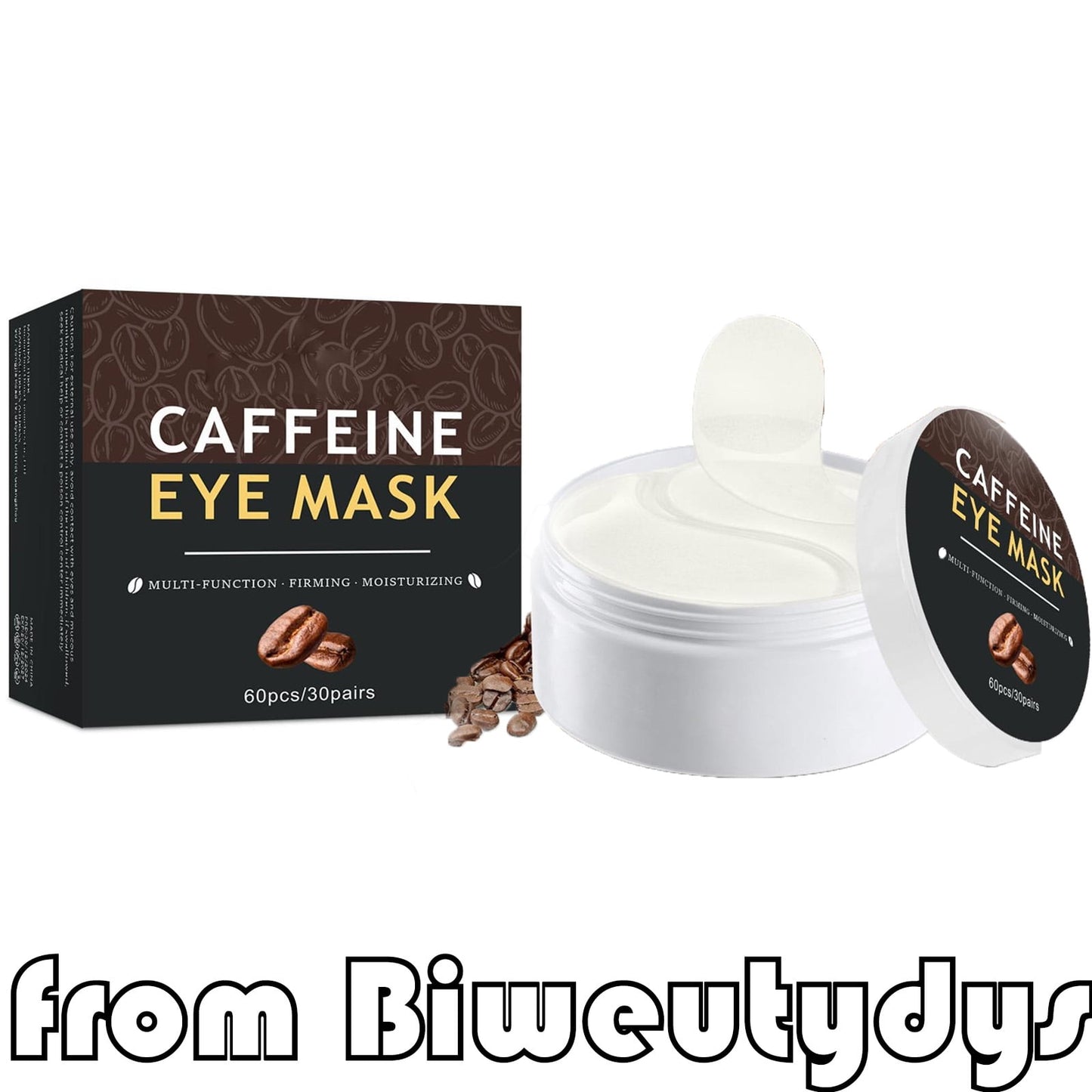 Under Eye Patches,Caffeine Eye Mask Patch,Under Eye Patches For Women,Eye Mask,Eye Patches,Under Eye Patches for Dark Circles,Retinol Collagen Eye Gels Mask(1pc 10ml/0.34fl.oz)from Biweutydys