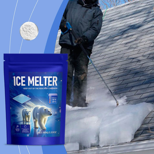Snow Salt,Ice Melt,Rock Salt For Snow,100g Effectively Melt Ice And Snow While Reducing Potential Impacts The Environment And Vegetation,Driveway Salt,Snow Melt Is Effective Up To -15.