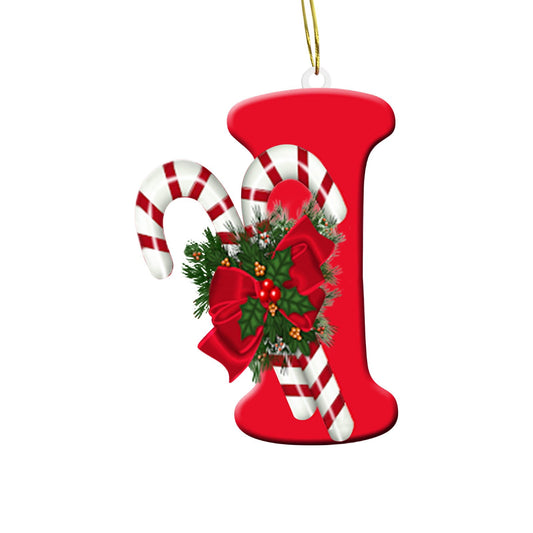Christmas 26 Letter Ornaments 2025, Personalized Christmas Letter Christmas Tree Hanging Pendant Xmas Alphabet Lettersr, Christmas Tree Decorations,For Diy Hanging Christmas Ornaments