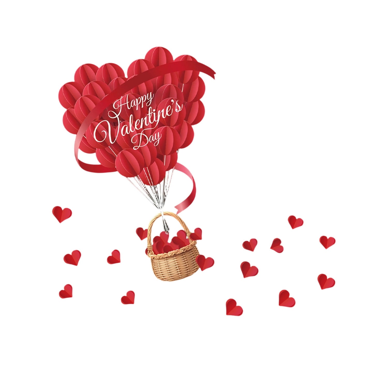 Valentines Stickers Valentines Day Decorative Stickers Sweet Gift Box Window Stickers For Shopping Mall Display Windows