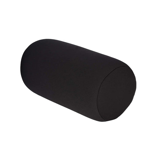 Neck Roll Pillow,Microbead Neck Pillow,Log Pillow,Microbead Bolster,Microbead Pillow,Comfort Mochi Squish Tube Bolster Cushion,Back Head Neck Support Sleeping Pillows(Black 12*6in)