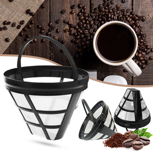 Coffee Filter Replacement,High Temperature Nylon Filter Screen,Reusable Filter for Coffee Tone Basket 10 12 14 Cup - Eco Friendly Coffee Filters Reusable,Style Replacement Permanent(1pc 5in)