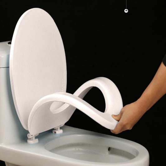 Soft Toilet Seat,Round Toilet Seat Cushioned,Toilet Seat Durables Round Toilet Seat Soft Comfort With Quick Release And Quick Attach Plastic Toilet Seat(White 16in)