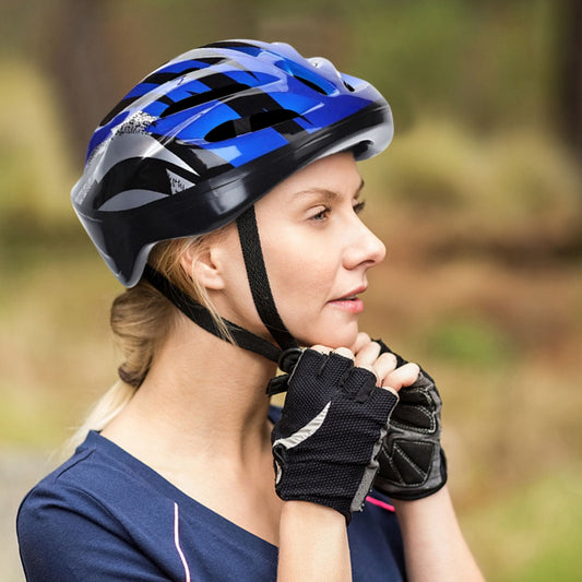 Cap Helmet,Teen Adult's Bike Scooter Helmet Caps,Unisex Half Helmet Open Face Skull Hat Cap Adult Lightweight Helmet for Bike Bicycle Skateboard Protective(Blue 25-23in)from ANMUYUM