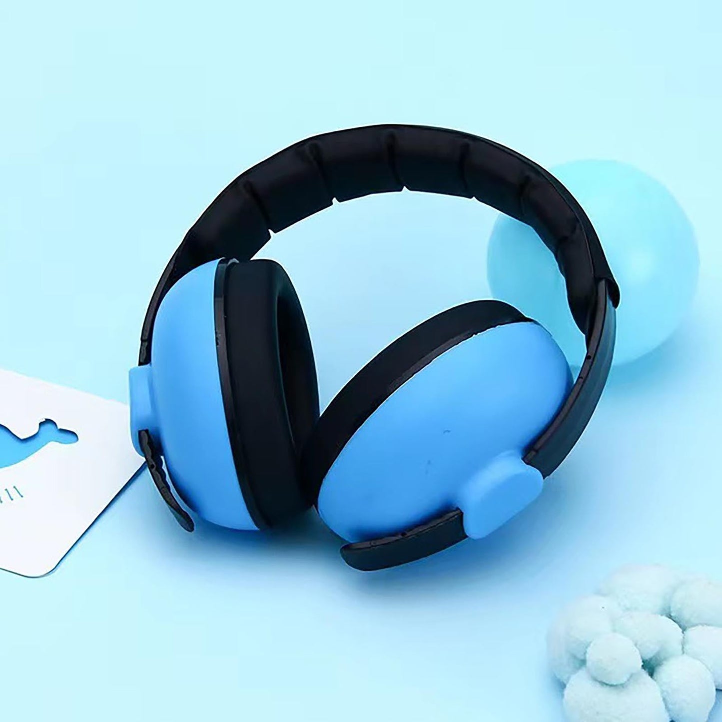 Noise Cancelling Headphones for Kids,Kids Ear Protection,Noise Canceling for Kids Protection Headphones,Child‘s Noise Proof Earmuffs For Children's Sleep(Blue 6in)