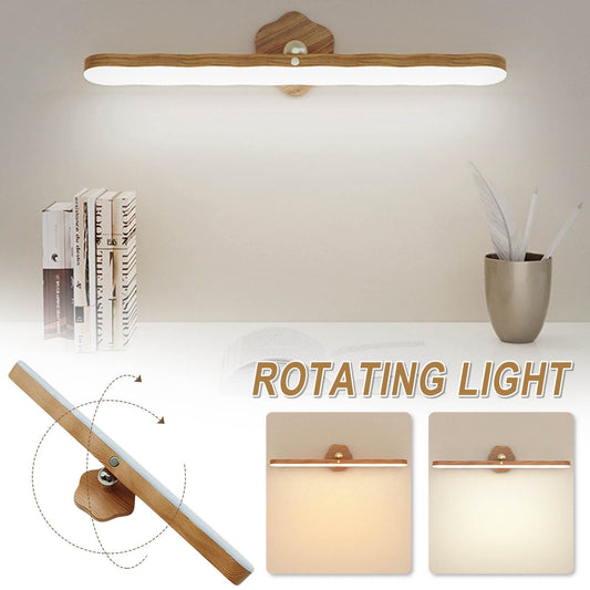 Light Bar,Closet Light,Touch Light Stick On Wall,Wall Mounted Reading Lights, Dimmable Touch Tap Light Bar Rechargeable Wall Mounted Reading Bed Lamp(Warm 12*0.8in)