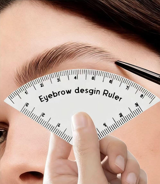 Brow Mapping String,Eyebrow Ruler,Fast Drawing Eyebrow Designs Ruler Microblading Mapping Tool Shaping Permanent Makeup Drawing Guide Ruler(1pc 3in)
