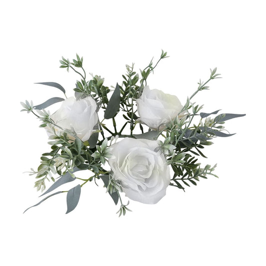 Galentines Day Decorations Artificial Valentine's Day Rose Candle Holders Wreath Wedding Decorations Artificial Floral Centerpiece