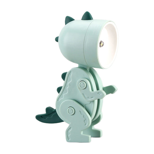 Animal Lamp & Mini Night Light, Cute Dinosaur Shape with Adjustable Pose, Multi-Color Options, Battery Operated, Portable Desk Pet Ornament, Perfect Gift for Kids Birthday or Home Decor