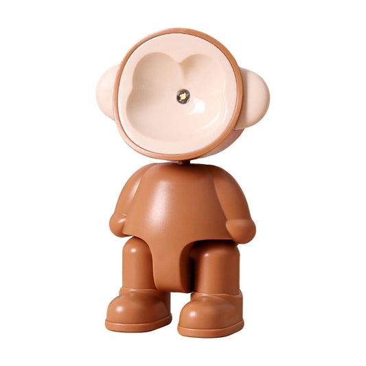 Animal Lamp & Mini Night Light, Cute Monkey Shape with Adjustable Pose, Multi-Color Options, Battery Operated, Portable Desk Pet Ornament, Perfect Gift for Kids Birthday or Home Decor