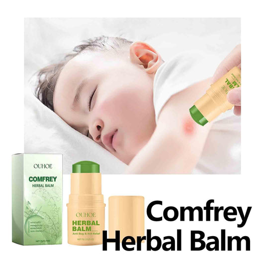 Comfrey Cream, Natural Mosquito Repellent Balm, Kids Baby Mosquito Bites Flea Multi-effect Repair Soothing Repellent Relief Itch Cream, Bites Insect Treatments For Outdoor Camping Travel
