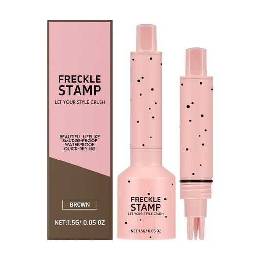 Faux Freckle Pen Makeup Waterproof, Faux Freckle Stamp, Long-Lasting & Quick Dry, Create a Natural Sunkissed Makeup