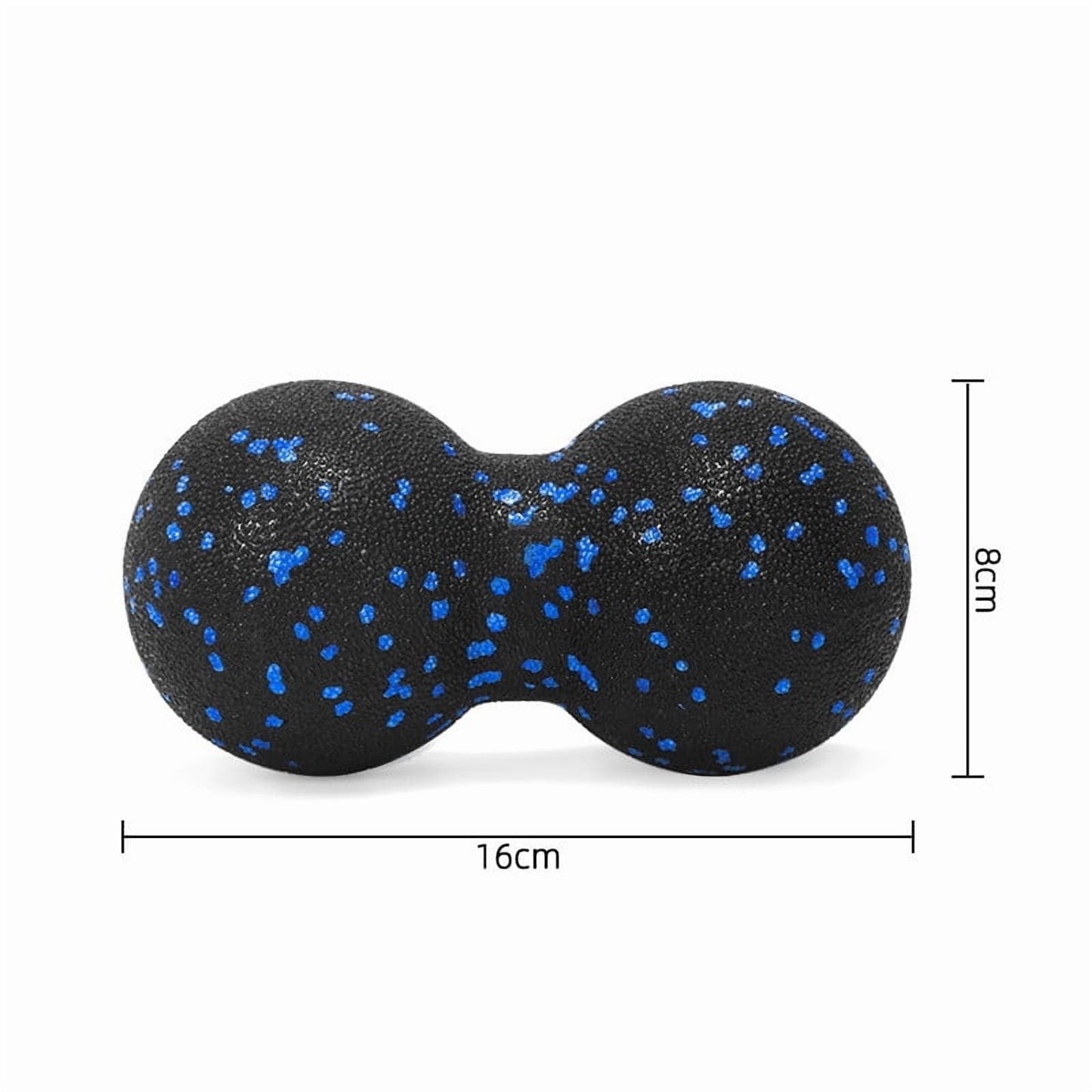 Hard Peanut Massage Ball, Double Lacrosse Massage Ball for Myofascial Release, Deep Tissue Massage Tool for Myofascial Release, Muscle Relaxer, Acupoint Massage