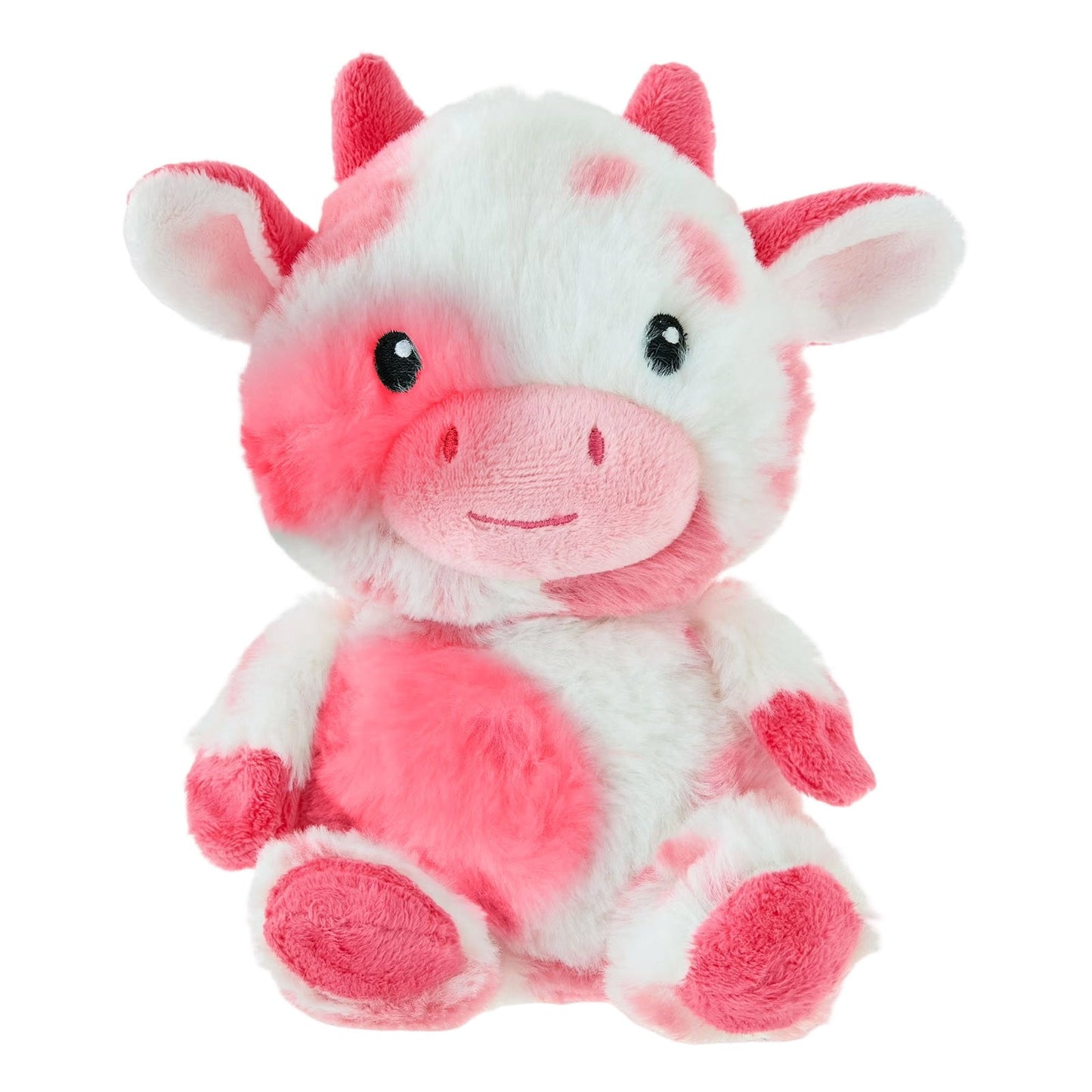 Highland Cow Stuffed Animal & Cow Stuffed Animal Pillow, 9.8" Soft Cuddle Toy for Kids, Daytime Companion & Nap Pillow, Embroidered Details, Child-Safe Materials, Imaginative Play Gift