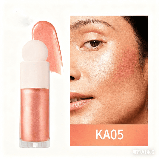 Liquid Highlighter, Highlighters Makeup for Long Lasting Shimmer Natural Glow, Waterproof Smooth Highlight Face Highlighters ,Silky Natural Glow Makeup Sparkly Highlighters for Face (KA05)