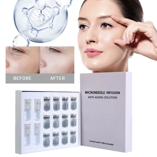 Micro Infusion Micro Needling Serum, Micro Infusion System for Face, for Tightening and Rejuvenating Face and Neck, for All Skin Types