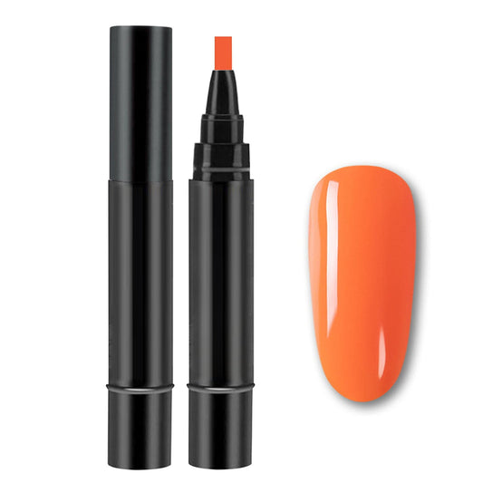 Nail Polish Pen, 3 In 1 Nail Gel Pens, Nude Natural Color Builder Base, Quick Dry Long Lasting Gel Polish, Beginner Friendly Nail Art Pen, Soak Off One Step DIY Gel Nail Polish Pen (#034)
