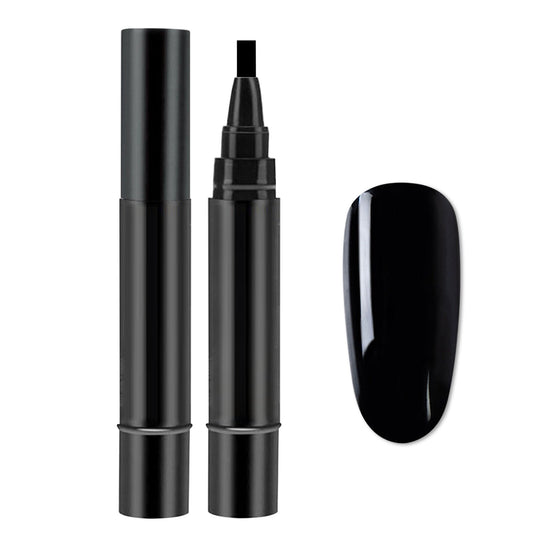 Nail Polish Pen, 3 In 1 Nail Gel Pens, Nude Natural Color Builder Base, Quick Dry Long Lasting Gel Polish, Beginner Friendly Nail Art Pen, Soak Off One Step DIY Gel Nail Polish Pen (#001)