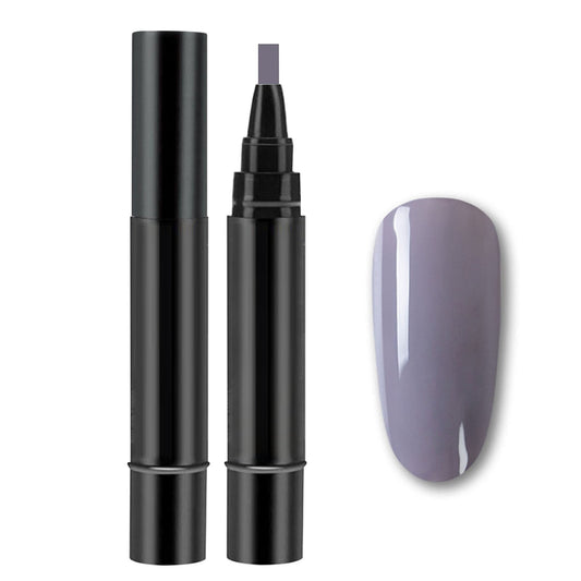 Nail Polish Pen, 3 In 1 Nail Gel Pens, Nude Natural Color Builder Base, Quick Dry Long Lasting Gel Polish, Beginner Friendly Nail Art Pen, Soak Off One Step DIY Gel Nail Polish Pen (#014)