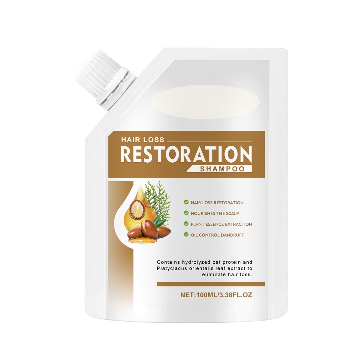 Remimpi Anti-hair Fall Promote Hair Growth, Reminpi tratamiento para el cabello, Antihair Loss Shampoo Oil Control Dandruff, REMIMPI Rich in Various Plant Extracts Shampoo 100ML
