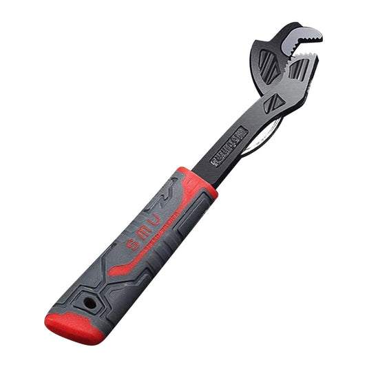 Self Adjusting Wrench 10 Inch, Industrial Grade Pipe Wrench with Automatic Locking, Multi-functional Plumbing Wrench for Pipes, Nuts & Bolts