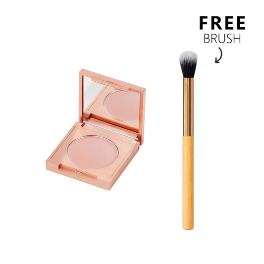 Peach Color Corrector,Color Corrector,Peach-Toned Corrector Stick,Colored Clay CC Undereye Corrector,Under Eye Concealer Color Corrector for Dark Circles with Brush,Long-lasting Waterproof(A)