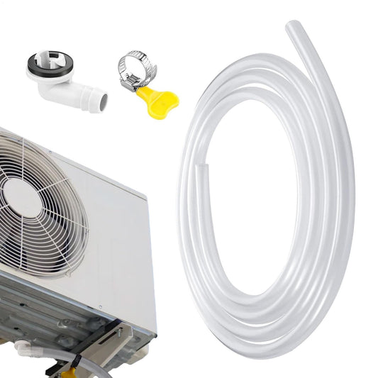 Ac Drain Hose,Window Ac Drain Kit,Portable Air Conditioner Drain Hose,10ft Air Conditioner Drain Hose, 3/5 inch AC Drain Hose Connector, Portable AC Drain Hose(1pc 10ft)
