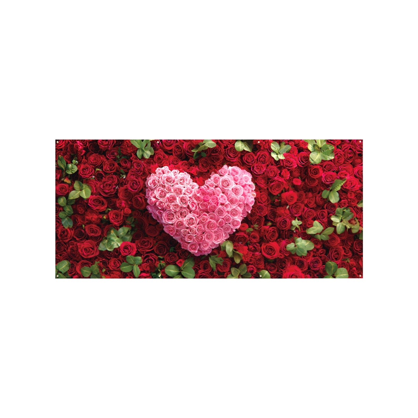 Valentines Day Gifts Garage Door - Romantic Heart-shaped Background Garage Decorative Hanging Suitable For Party Decorations