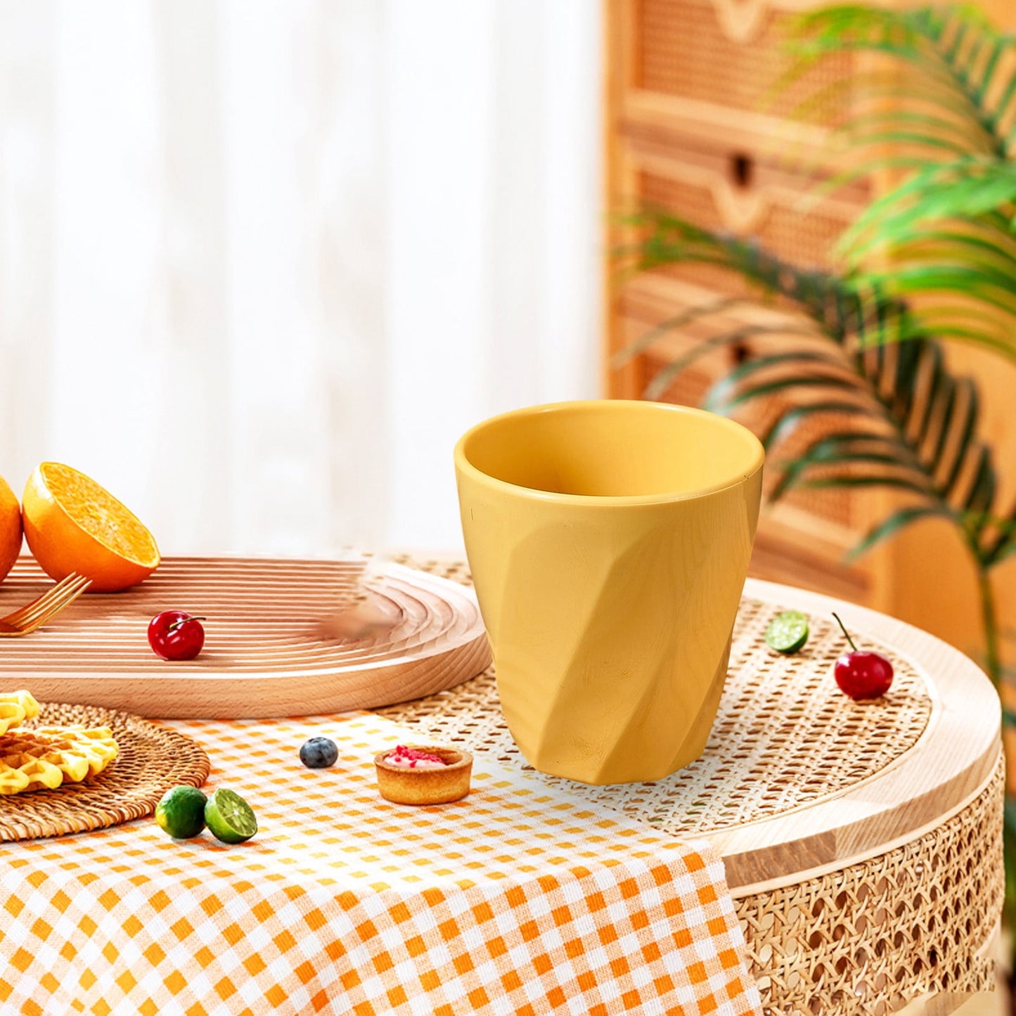 Multi-Purpose Plastic Cups - Reusable Drinking Cups for Home Office Party, Durable and Practical, Colorful