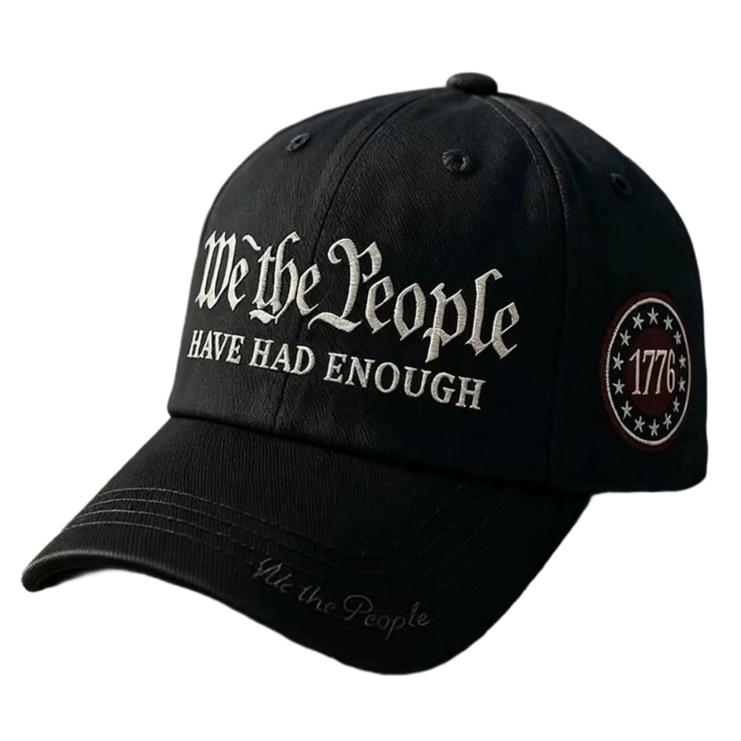 250 Anniversary Usa Hat,250 Year American Anniversary Hat,Vintage 250th Anniversary USA Hat We The People Have Had Enough Baseball Cap,Declaration Of Independence Hat(Black)