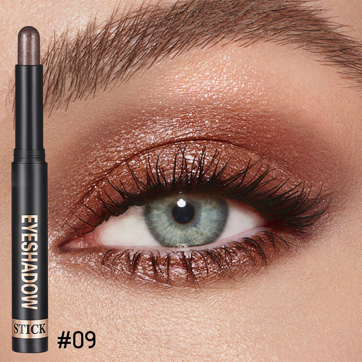 Waterproof Cream Eyeshadow Stick for Older Women- High Pigmented Matte Nude Eye Shadow Sticks,Longlating Blendable Eyes Crayon Eyeshadow,Hypoallergenic Eye Brightener Stick