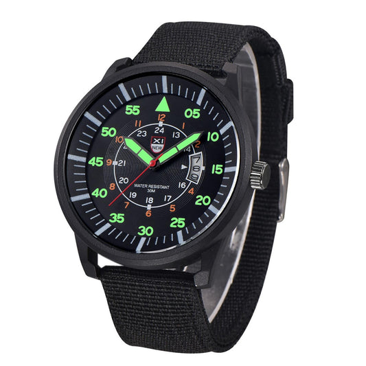 Military Watches for Men,Expedition Watches for Men,Outdoor Mens Date Stainless Steel Military Sports Analog Quartz Wrist Watch,Unisex Military Watches Sport(A )