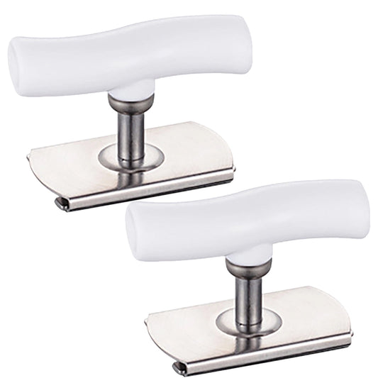 Cap Crack Opener,Adjustable Stainless Steel Jar Opener,2pcs Kitchen Gadget Multifunctional Non- Bottle Opener Screw Capper, Bottle Opener For Weak Hands For Arthritic Hands.(2pc-White)