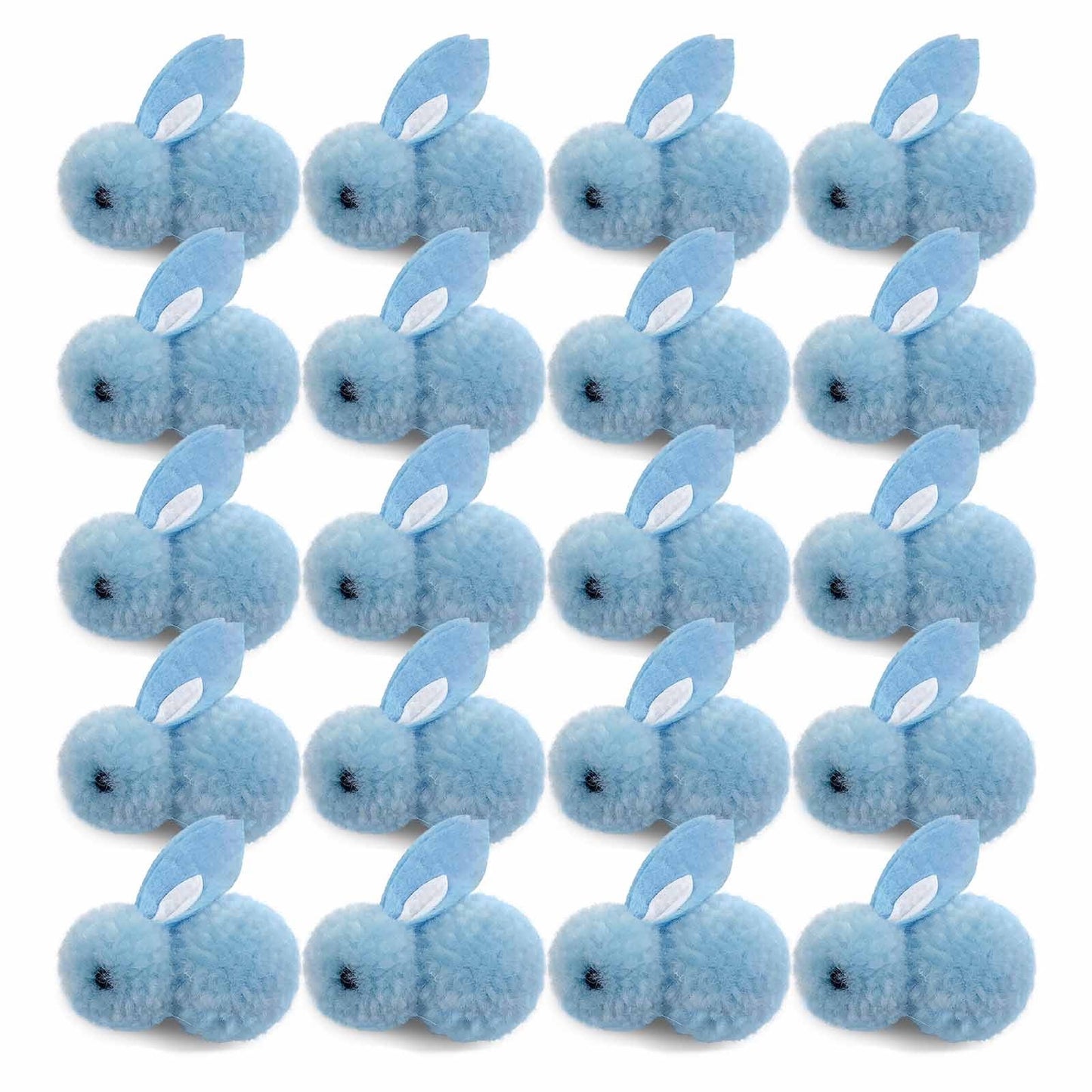 Easter Egg Rabbit Ornaments 20pcs Easter Decoration Mini Bunny Easter Bunny Doll Toy Gift