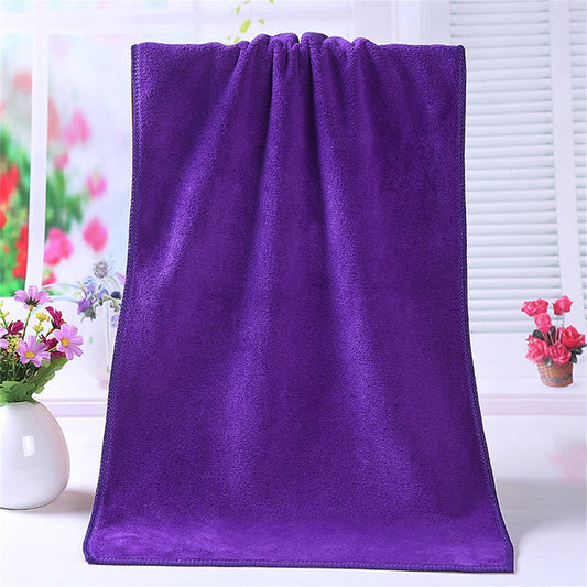 Cotton Bath Towels,Bathroom Towels,Shower Towels,Bath Towels Soft Absorbent,Towel Shower Absorbent Superfine Fiber Soft Comfortable Towel,Large Bath Quicker Dry Towels(Purple 1pc 30*14in)